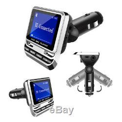 Bluetooth Wireless LCD Car MP3 Player FM Transmitter + Remote SD USB Charger Kit