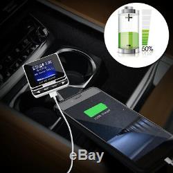 Bluetooth Wireless LCD Car MP3 Player FM Transmitter + Remote SD USB Charger Kit