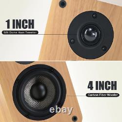 Bookshelf Speakers, 100W Powered Speakers with inside Amplifier Bluetooth Bookshe