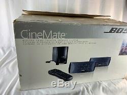Bose Cinemate Digital Home Theater Speaker System In Box With Remote & Stands