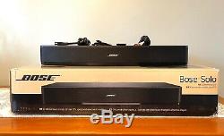 Bose Solo 15 TV System + Remote Free Batteries Optical Digital-RCA Cables & Box