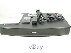 Bose Solo TV Sound System With Remote iPod Dock 30GB iPod and Manual