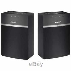 Bose SoundTouch 10 Wi-Fi Bluetooth Speakers 2 Pack, with Power Cable and Remote