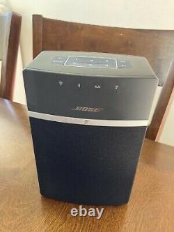 Bose SoundTouch 10 Wireless Music System Model 416776 Black with remote etc