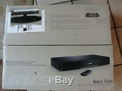 Bose solo TV Sound System 347205-1300 With Universal Remote Original Box