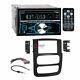 Boss Cd Usb Mp3 Bluetooth Stereo Dash Kit Wire Harness For 2002-05 Dodge Ram