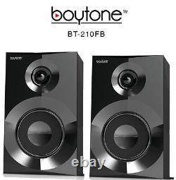 Boytone BT210FB Wireless Bluetooth 2.1 Multimedia Speaker FM Radio BT-210FB NEW