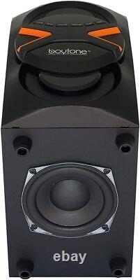 Boytone BT-626F, 2.1 Bluetooth Powerful Home Audio Speaker System, FM Black