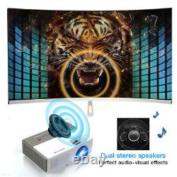 CAIWEI Android HD Projector Smart Wireless WIFI BT Proyector 1080P Movie USB LED