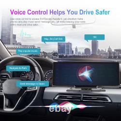 Car Mirror Video Recording Carplay & Android Auto Wireless Connection GPS Naviga