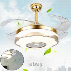 Chandelier Fan 42 Remote Control+Wireless Bluetooth Ceiling fan Fans Light USA