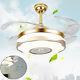Chandelier Fan 42 Remote Control+wireless Bluetooth Ceiling Fan Fans Light Usa