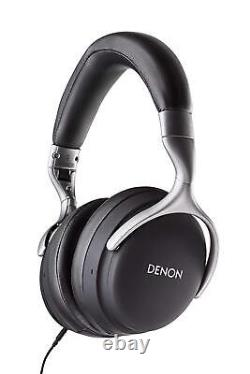 DENON Wireless Noise Canceling Headphone BKEM Black Free Edge Driver NEW AH-GC30