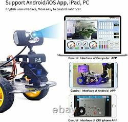 DS Wireless WiFi/Bluetooth Smart Robot Car Kit for Raspberry pi 4B2GB, Remote Hd