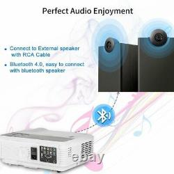 EUG Projector Android 6.0 Wireless Home Theater Blue-tooth Party HDMI Miracast