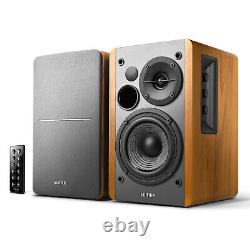 Edifier R1280DB Powered Bluetooth Bookshelf Speakers, Optical Input, Wood Grain