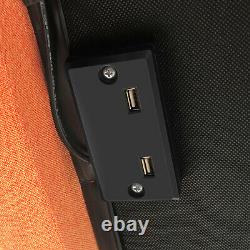 Electric Adjustable Bed Frame Base USB Ports Led Light Bluetooth Wireless Remote