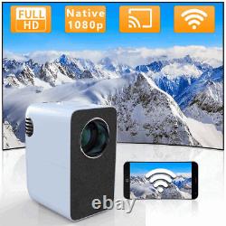 FHD 1080p Wireless WiFi Projector Proyector With Blue-tooth Speaker Home Movie