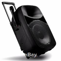 Frisby FS-4065PA Bluetooth Karaoke PA System with Remote Control & 2x Wireless Mic