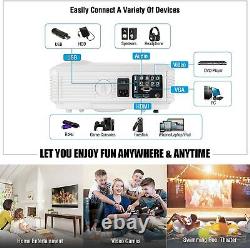 Full HD Projector Android Wireless Smart Wifi BT Airplay 1080p HD Movie HDMI LED