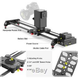 GVM 3-Axis Wireless Carbon Fiber Motorized Slider with Bluetooth Remote