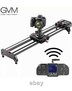GVM Wireless Video Carbon Fiber Motor Camera Slider Rail Bluetooth Remote 32inch