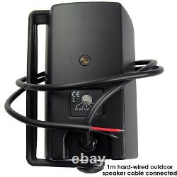 Garden Party/BBQ Outdoor Speaker KitWireless Mini Stereo Amp & 2 Black Speakers