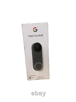 Google Nest Doorbell (Wired, 2nd Gen) Ivy GA03697-US