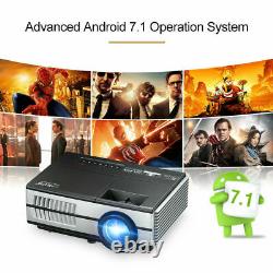 HD LED WiFi Projector 1080P Movie Android6.0 Proyector Blue-tooth Bundle Bracket