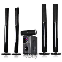 High Powered Home Stereo System 5.1 Surround Sound Bluetooth Speakers With Remote