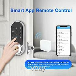 Hugolog Smart LockTouchscreen Deadbolt Remote Wireless Control & Bluetooth Ke