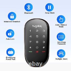 Hugolog Smart Lock Touchscreen Deadbolt Remote Wireless Control & Bluetooth Key