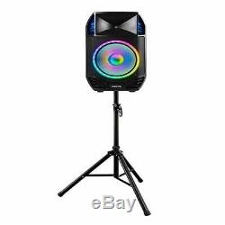 ION Bluetooth Speaker LED Light with Microphone, Stand & Wireless Remote 500W