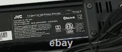 JVC 37 2.1 Bluetooth Sound Bar with Wireless Subwoofer TH-M337B Remote Included