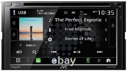 JVC KW-V960BW 2-Din 6.8 Bluetooth Wireless Car Play Android Auto CD Receiver