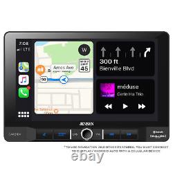 Jensen 9 Touchscreen Bluetooth 1 DIN Radio with Wireless Apple CarPlay-CAR910W