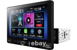 Jensen CAR910W 1-Din Receiver with Wireless Android Auto and Apple CarPlay