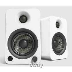 Kanto YU4 140W Powered Bookshelf Speakers with Bluetooth Pair White YU4MW