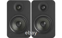 Kanto YU4 Powered stereo speakers with Bluetooth and phono preamp (Matte Black)