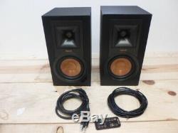 Klipsch R-15PM Powered Speakers Ebony 2 Way With Bluetooth & Remote