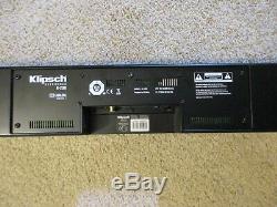 Klipsch R-20B Bluetooth Soundbar with 10 inch Wireless Subwoofer box remote 10