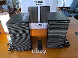 Klipsch The Fives Black Powered Bookshelf Speakers Excellent condition