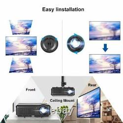 LED Android Blue-tooth Projector Home HD 1080P Youtube Video Game Movie Theater