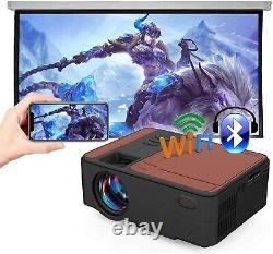 LED Android HD Smart Projector Wireless Blue-tooth Home Theater Movie Game HDMI