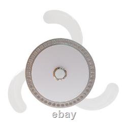 LED Smart Ceiling Fan Light Lamp Remote Control Dimmable Wireless Bluetooth