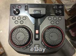 LG OK55 LOUDR 500W Party Speaker System Karaoke DJ Effects NO REMOTE FM ANTENNA