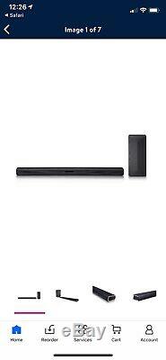 LG SL3D 2.1 Channel Sound Bar, Bluetooth, Wireless Subwoofer With Remote Control