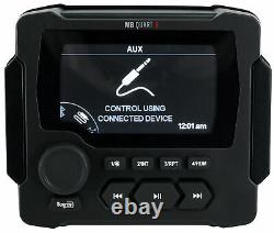 MB Quart GMR-LED Marine Receiver withBluetooth/FM/Weather Band/USB+Wireless Remote