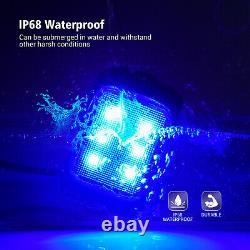 MICTUNING C3 RGBW LED Rock Lights Wireless MultiColor Neon Underglow Light APP