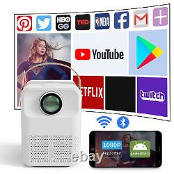Mini 5000LM HD LED Projector Android 10.0 1080P Dual WiFi Wireless Projector BT